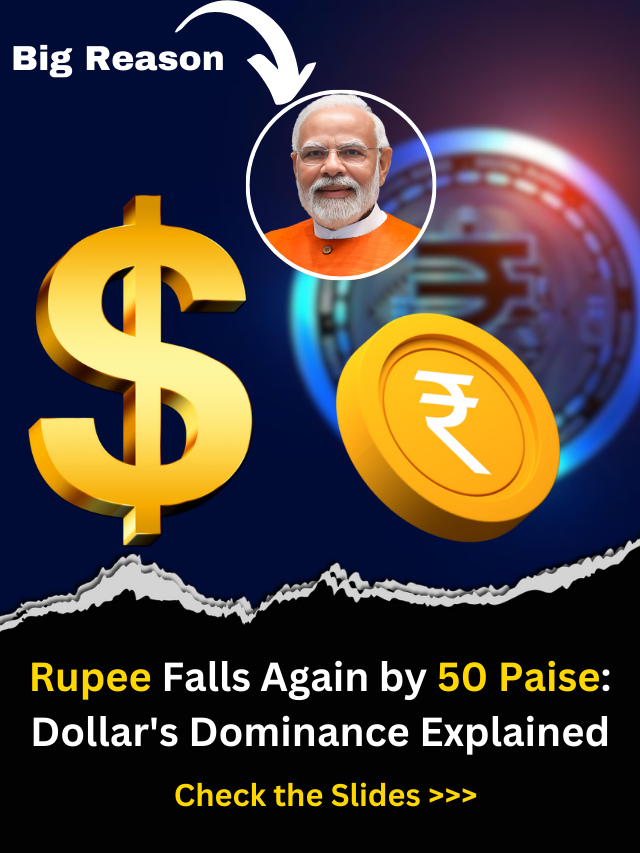 Rupee Falls Again by 50 Paise: Dollar’s Dominance Explained