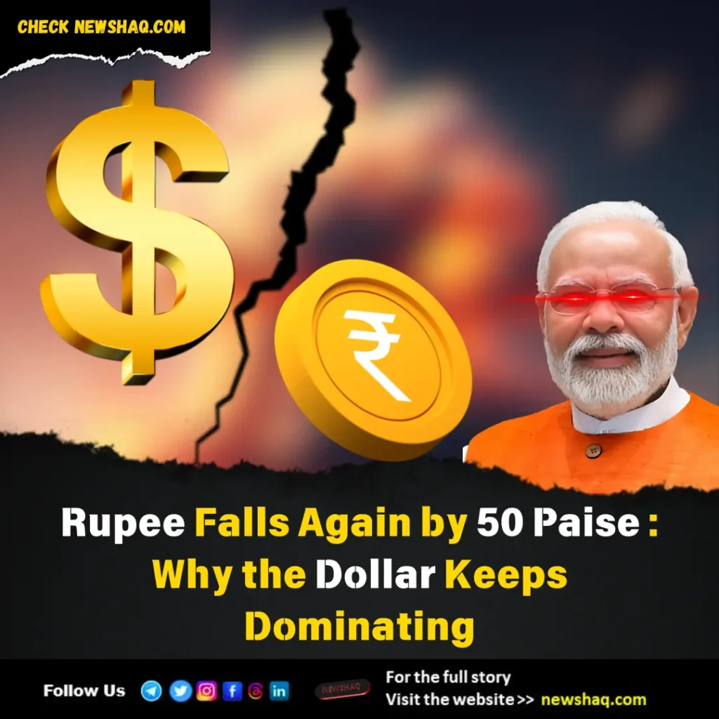 Rupee Falls Again by 50 Paise: Why the Dollar Keeps Dominating
