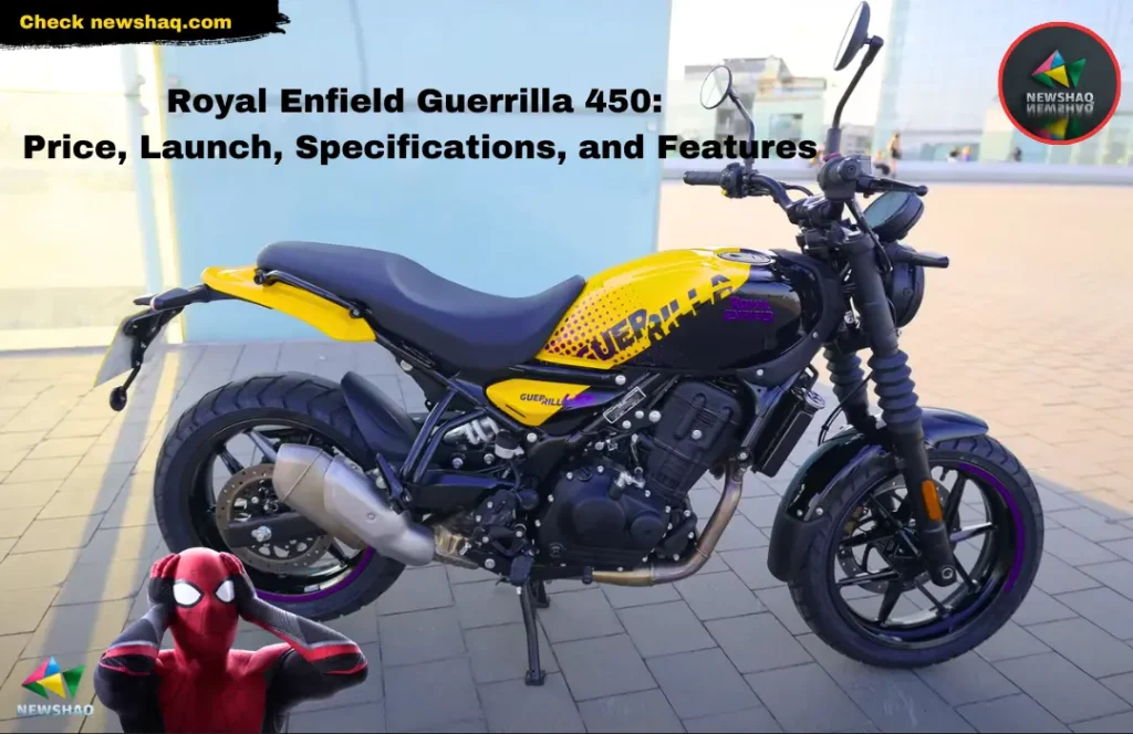 What is the price of Royal Enfield Guerrilla 450cc in India? Royal Enfield Guerrilla 450 Launch, Specifications, and Features