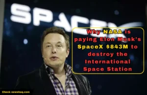 NASA is paying Elon Musk’s SpaceX $843m to destroy the International Space Station