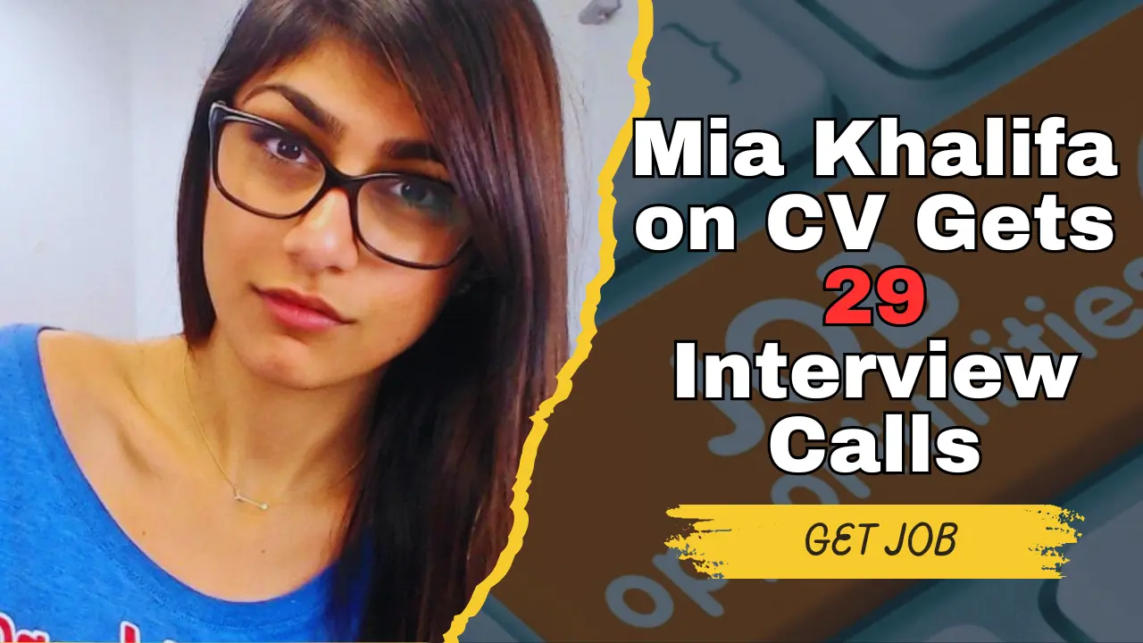 Mia Khalifa on CV Gets 29 Interview Calls